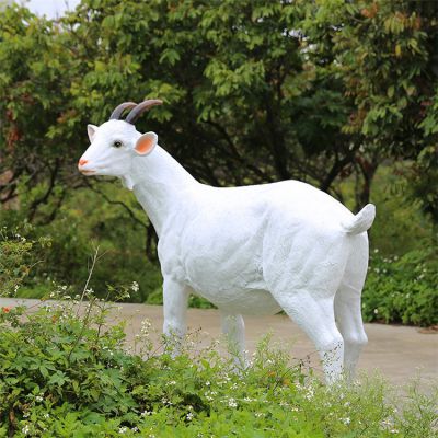 公園草坪仿真動物玻璃鋼戶外擺件