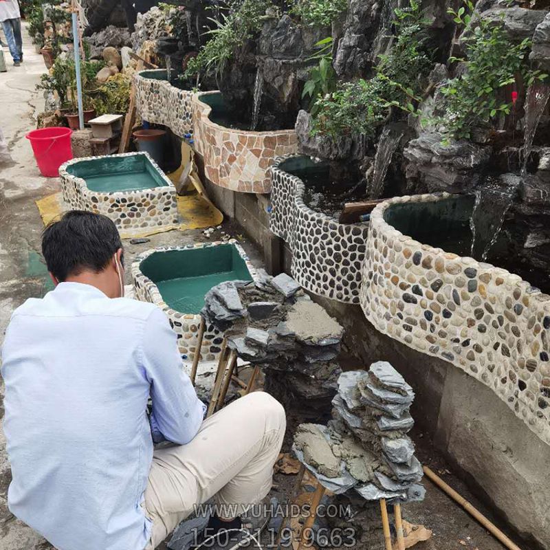 真石假山流水庭院人造假山室內(nèi)外景觀設(shè)計造景雕塑